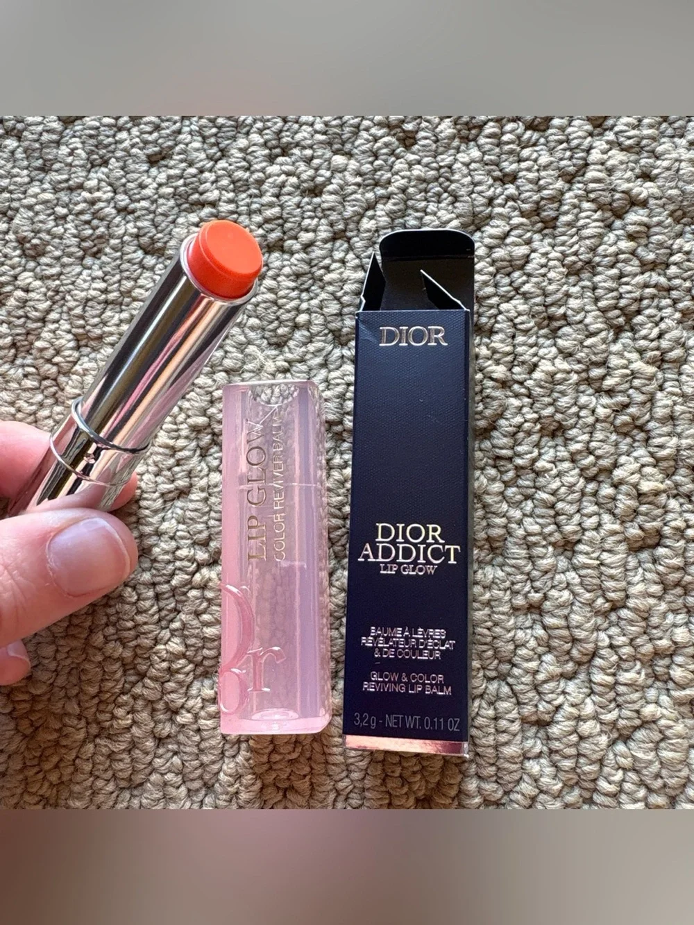 Authentic Dior Addict Lip Glow 004 Coral